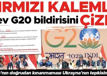 Kiev G20 bildirisini kırmızı kalemle çizdi