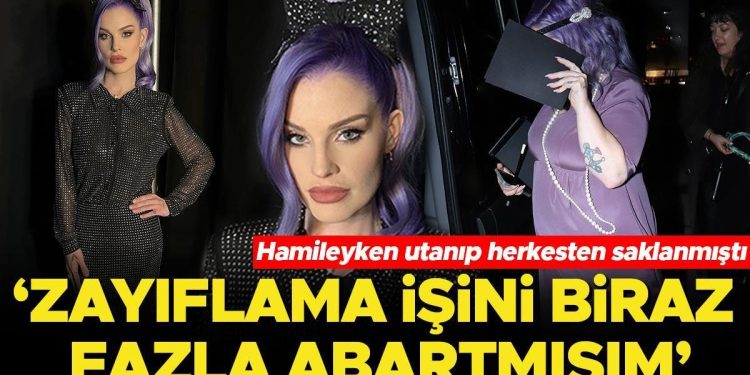 Kiloları yüzünden gebeyken herkesten saklandığını itiraf etmişti: Ben bu zayıflama işini biraz abatmışım!