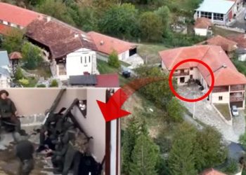 Kosova bir polisi şehit eden Sırp saldırganların manzaralarını paylaştı