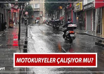 Motokuryeler çalışıyor mu? Online yemek ve market siparişleri iptal mi edildi? İstanbul Valisi Gül’den açıklama!
