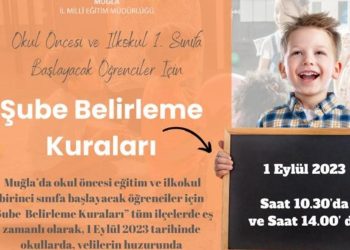 Muğla’da anasınıfı ve ilkokula başlayacak öğrenciler için şube belirleme kuraları ne vakit çekilecek? İşte belirlenen tarihler