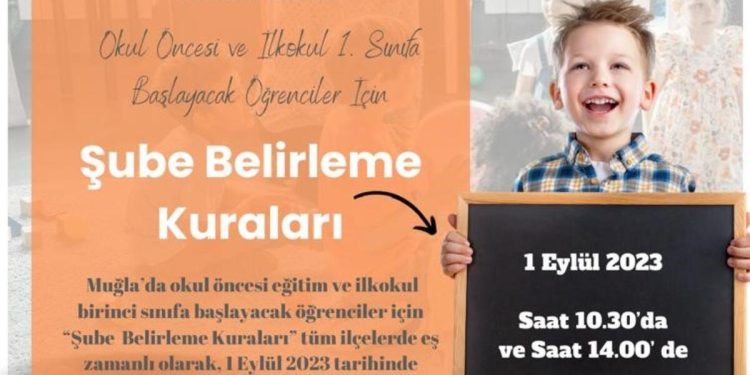 Muğla’da anasınıfı ve ilkokula başlayacak öğrenciler için şube belirleme kuraları ne vakit çekilecek? İşte belirlenen tarihler