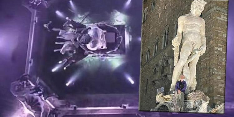 Neptün Çeşmesi’ne ziyan veren turiste para cezası