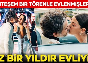 Süper bir merasimle evlenmişlerdi… ‘Biz 1 yıldır evliyiz’