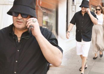 Tanınmamak için her yolu denedi… Şapkalı kamuflaj