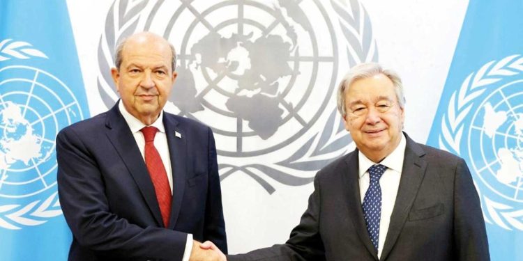 Tatar’dan BM Genel Sekreteri’ne: KKTC tanınmadan müzakere olmaz”