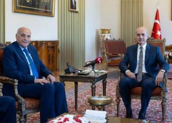 TBMM Lideri Numan Kurtulmuş, Cezayir Dışişleri Bakanı Ahmed Attaf’ı kabul etti