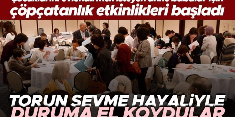 Torun sevme hayaliyle duruma el koydular! Japonya’da çocuklarını evlendirmek isteyen anne babalar için çöpçatanlık aktiflikleri başladı