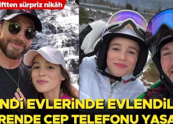 Ünlü oyuncudan sürpriz nikah! Meskende evlendiler: İçeri cep telefonu sokmadılar