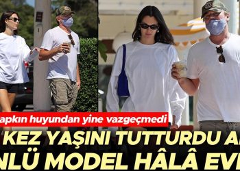 Usta çapkın huyundan vazgeçmedi… Ünlü modelle dondurma tipinde yakalandı: 25 yaşında fakat evli!