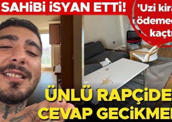 ‘Uzi dört aylık kiramı ödemeden, konutumu bu halde bırakıp kaçtı’ Ünlü rapçiden yanıt gecikmedi!