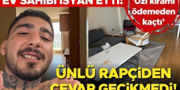 ‘Uzi dört aylık kiramı ödemeden, konutumu bu halde bırakıp kaçtı’ Ünlü rapçiden yanıt gecikmedi!