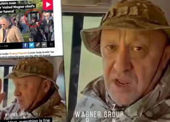 Wagner yayınladı: İşte Prigojin’in son manzaraları… Mezarına gelen bayan kimdi?