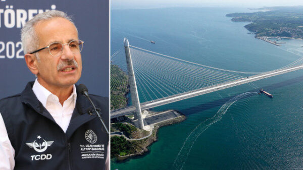 Bakan Uraloğlu: Yavuz Sultan Selim Köprüsü’nden geçecek hızlı tren yolu için betonlar döküldü