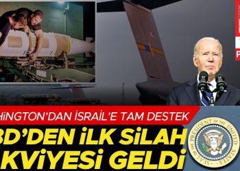 ABD’den birinci silah desteği geldi… Washington’dan İsrail’e tam dayanak