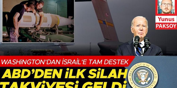 ABD’den birinci silah desteği geldi… Washington’dan İsrail’e tam dayanak