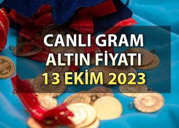 ALTIN FİYATI CANLI SON DURUM | 13 Ekim 2023  Bugün gram altın ve çeyrek altın ne kadar?