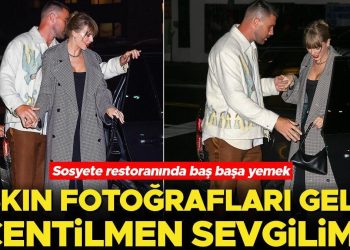 Aşkın birinci fotoğrafları geldi… Sosyetik restoranda baş başa yemek… Futbolcu sevgilisi tam bir centilmen çıktı
