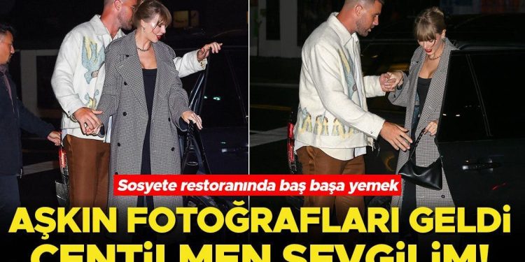 Aşkın birinci fotoğrafları geldi… Sosyetik restoranda baş başa yemek… Futbolcu sevgilisi tam bir centilmen çıktı