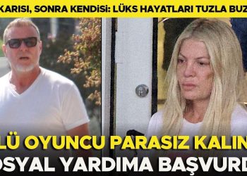 Ayrılmak üzere olan ünlü çiftin lüks hayatı ‘tuzla buz’ oldu… Evvel karısı, artık kendisi… Parasız kalan oyuncu devlet yardımına başvurdu