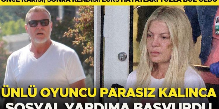 Ayrılmak üzere olan ünlü çiftin lüks hayatı ‘tuzla buz’ oldu… Evvel karısı, artık kendisi… Parasız kalan oyuncu devlet yardımına başvurdu