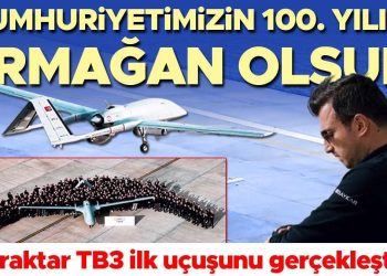Bayraktar TB3 birinci uçuşunu gerçekleştirdi