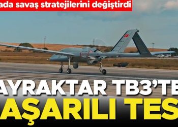 Bayraktar TB3 pistlerde! Koşu testi tamamlandı