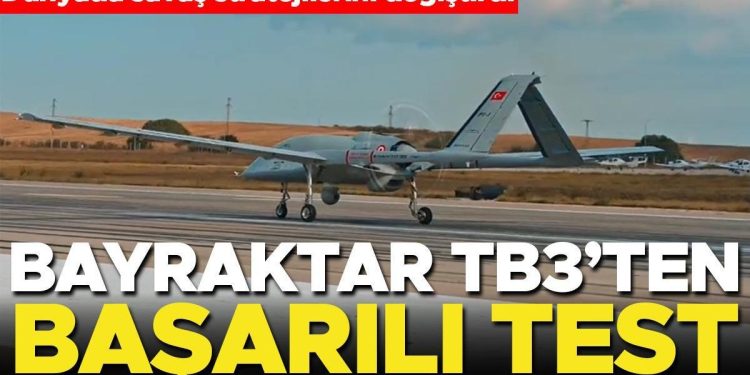 Bayraktar TB3 pistlerde! Koşu testi tamamlandı