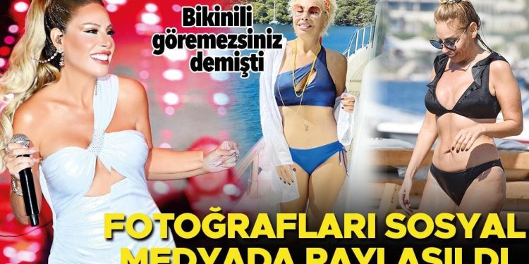 ‘Beni bikinili göremezsiniz’ demişti… Fotoğrafları toplumsal medyada paylaşıldı