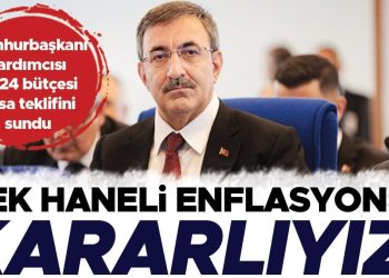 Cumhurbaşkanı Yardımcısı Cevdet Yılmaz 2024 bütçe yasa teklifini sundu: ‘Tek haneli enflasyonda kararlıyız’