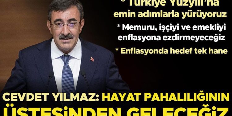 Cumhurbaşkanı Yardımcısı Yılmaz: Enflasyonu yine tek haneye indireceğiz