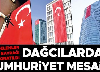 Dağcılardan Cumhuriyet mesaisi