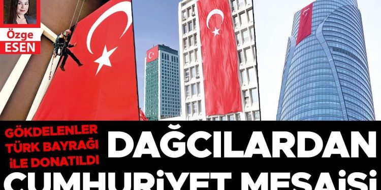 Dağcılardan Cumhuriyet mesaisi