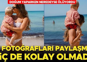 Doğum yaparken neredeyse canından oluyordu: Bu fotoğrafları paylaşmak kolay olmadı