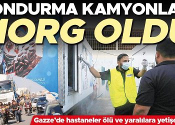 Dondurma kamyonları morg oldu