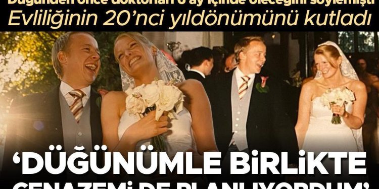 Düğünden evvel hekimleri 6 ay içinde öleceğini söylemişti… Evliliğinin 20’nci yıldönümünü kutladı! ‘Aslında düğünümü planlarken cenazemi de planlıyordum’