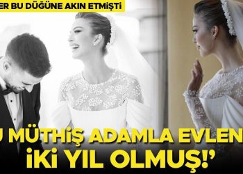 Düğünlerine ünlüler akın etmişti… ‘Bu harikulade adamla evleneli iki yıl olmuş’