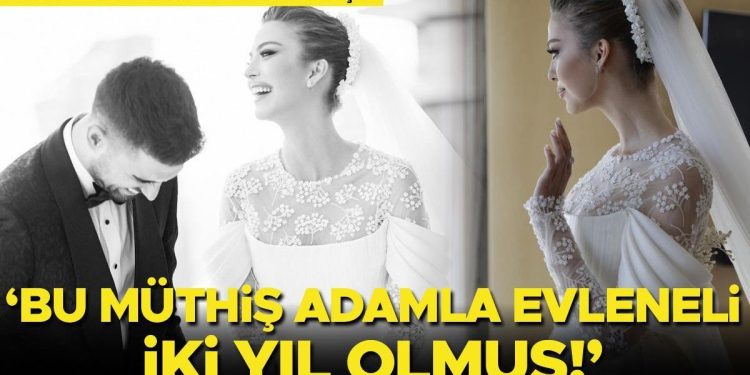 Düğünlerine ünlüler akın etmişti… ‘Bu harikulade adamla evleneli iki yıl olmuş’