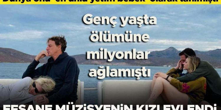 Dünya onu ‘en ünlü yetim bebek’ olarak tanımıştı: Efsane müzisyenin biricik kızı evlendi