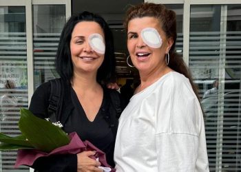 Evrim Akın gözünden ameliyat oldu