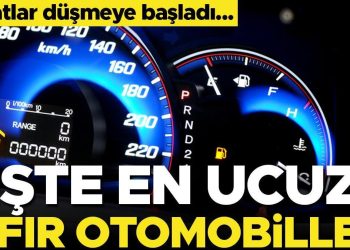 Fiyatlar düşmeye başladı… İşte en ucuz sıfır arabalar