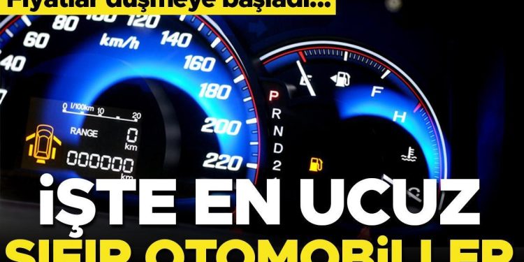 Fiyatlar düşmeye başladı… İşte en ucuz sıfır arabalar