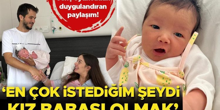 Genç oyuncudan duygulandıran paylaşım: En çok istediğim şeydi kız babası olmak!
