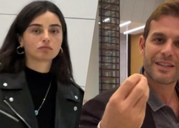 Gergin aşıklar… Ayça Ayşin Turan ve Mehmet Aslan birlikte görüntülendi!