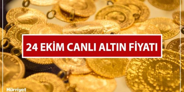 Gram altın, çeyrek altın, yarım ve tam altın fiyatları (Canlı altın fiyatları) | Bugün altın ne kadar? İşte, 24 Ekim salı aktüel fiyatlar