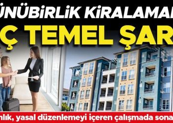 Günübirlik kiralamada üç temel koşul