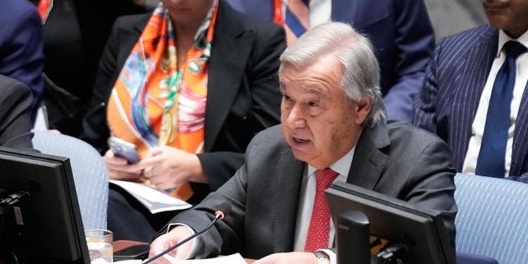 Guterres’ten dikkat çeken Filistin bildirisi