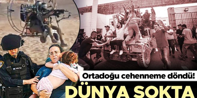 Hamas vurdu İsrail gafil avlandı: Uçarak geldiler 5 bin roket attılar