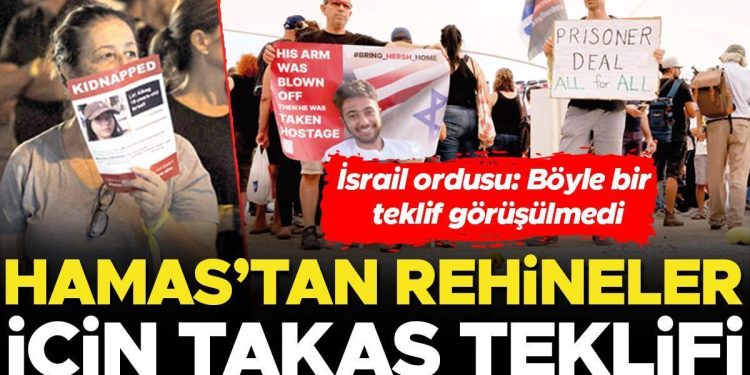 Hamas’tan rehineler için takas teklifi