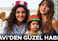 Hande Erçel’in yeğeni Mavi’den hoş haber